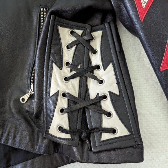 Custom Tribe America Leather Jacket - Picture 13 of 16